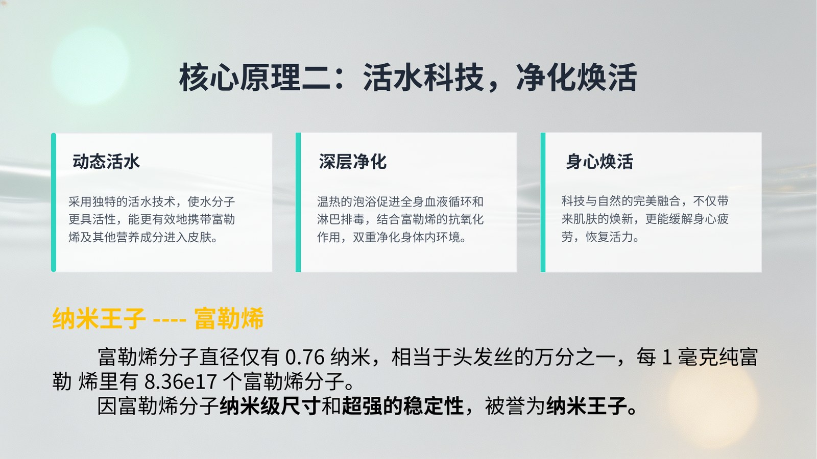 核心原理:活水科技,净化焕活